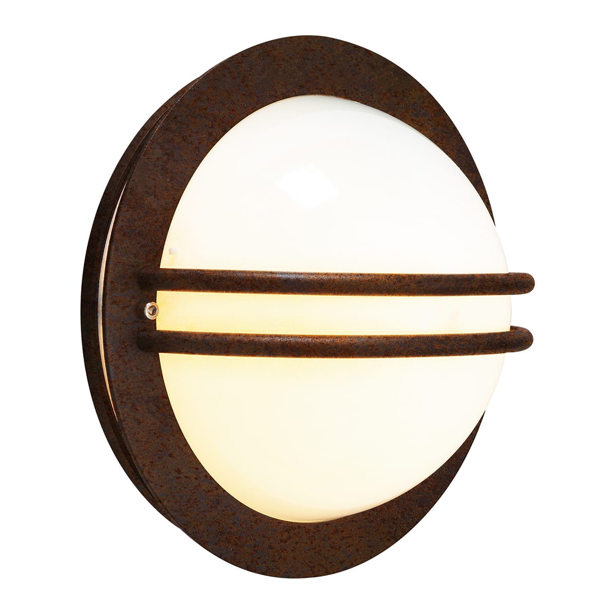 Norlys - BREMEN patine rouille 46W halogène max./E27 IP54 classe I verrerie opale polyc.