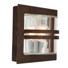 Norlys - BERN patine rouille 46W halogène max./E27 IP54 classe I verrerie claire