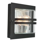 Norlys - BERN noir 46W halogène max./E27 IP54 classe I verrerie claire