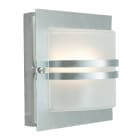 Norlys - BERN galvanisé 46W halogène max./E27 IP54 classe I verrerie givrée