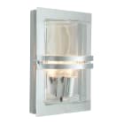 Norlys - BASEL galvanisé 57W halogène max./E27 IP54 classe I verrerie claire