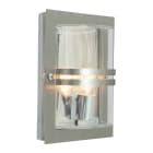 Norlys - BASEL inox 57W halogène max./E27 IP54 classe I verrerie claire