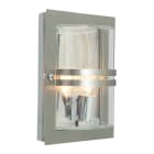 Norlys - BASEL inox 57W halogène max./E27 IP54 classe I verrerie claire