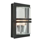 Norlys - BASEL noir 57W halogène max./E27 IP54 classe I verrerie claire