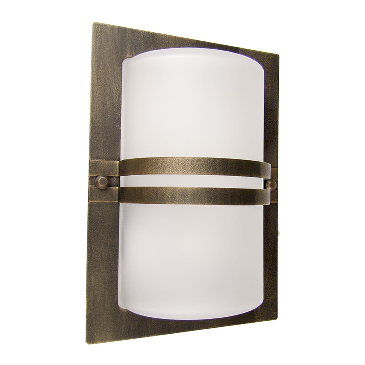 Norlys - BASEL patine rouille 57W halogène max./E27 IP54 classe I verrerie givrée