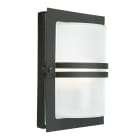 Norlys - BASEL noir 57W halogène max./E27 IP54 classe I verrerie givrée