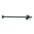 Norlys - MOSS graphite sur bras 8,4W LED dim. flux 687lm 36° 3000K IP65 cl I verre trempé