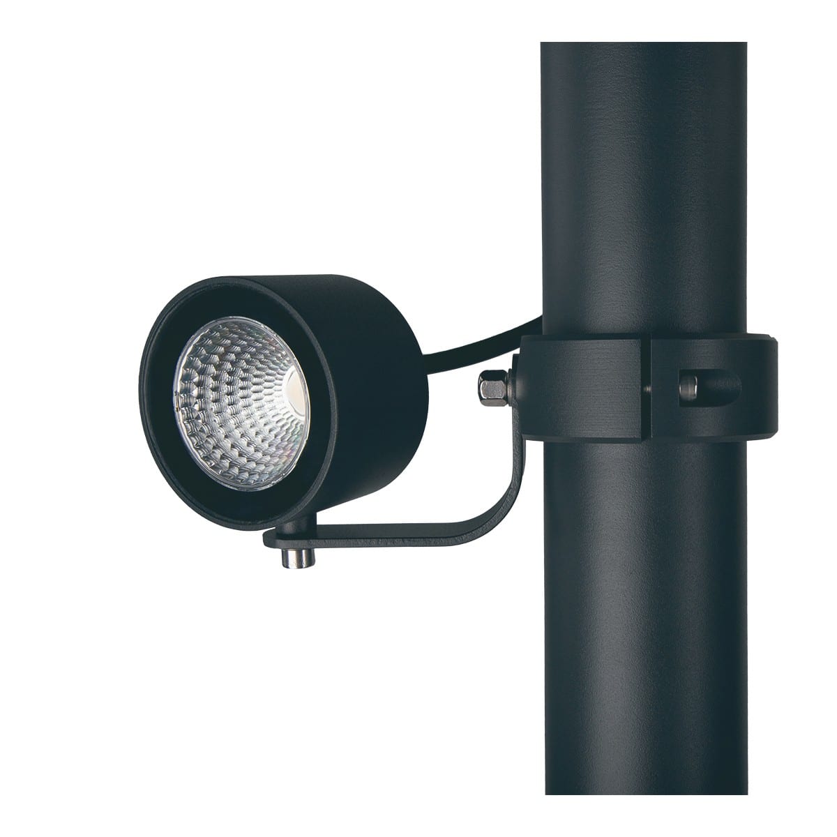 Norlys - MOSS graphite 8,4W LED dim flux 687lm 36° 3000K IP65 cl I verre trempé mât 76mm