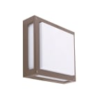 Norlys - NORDLAND Taupe 2xE27 IP65 classe I verrerie opale polycarbonate IK10