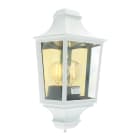 Norlys - GLASGOW blanc 46W halogène max./E27 IP54 classe II ver. claire polyc. H375mm