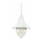 Norlys - FIRENZE CHAINE blanc 57W halogène max./E27 IP54 classe II ver. claire polyc.