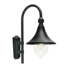 Norlys - FIRENZE APPLIQUE noir 57W halogène max./E27 IP54 classe II ver. claire polyc.