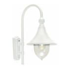 Norlys - FIRENZE APPLIQUE blanc 57W halogène max./E27 IP54 classe II ver. claire polyc.