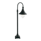 Norlys - FIRENZE POTELET noir 57W halogène max./E27 IP54 cl II ver. claire polyc. H1120mm
