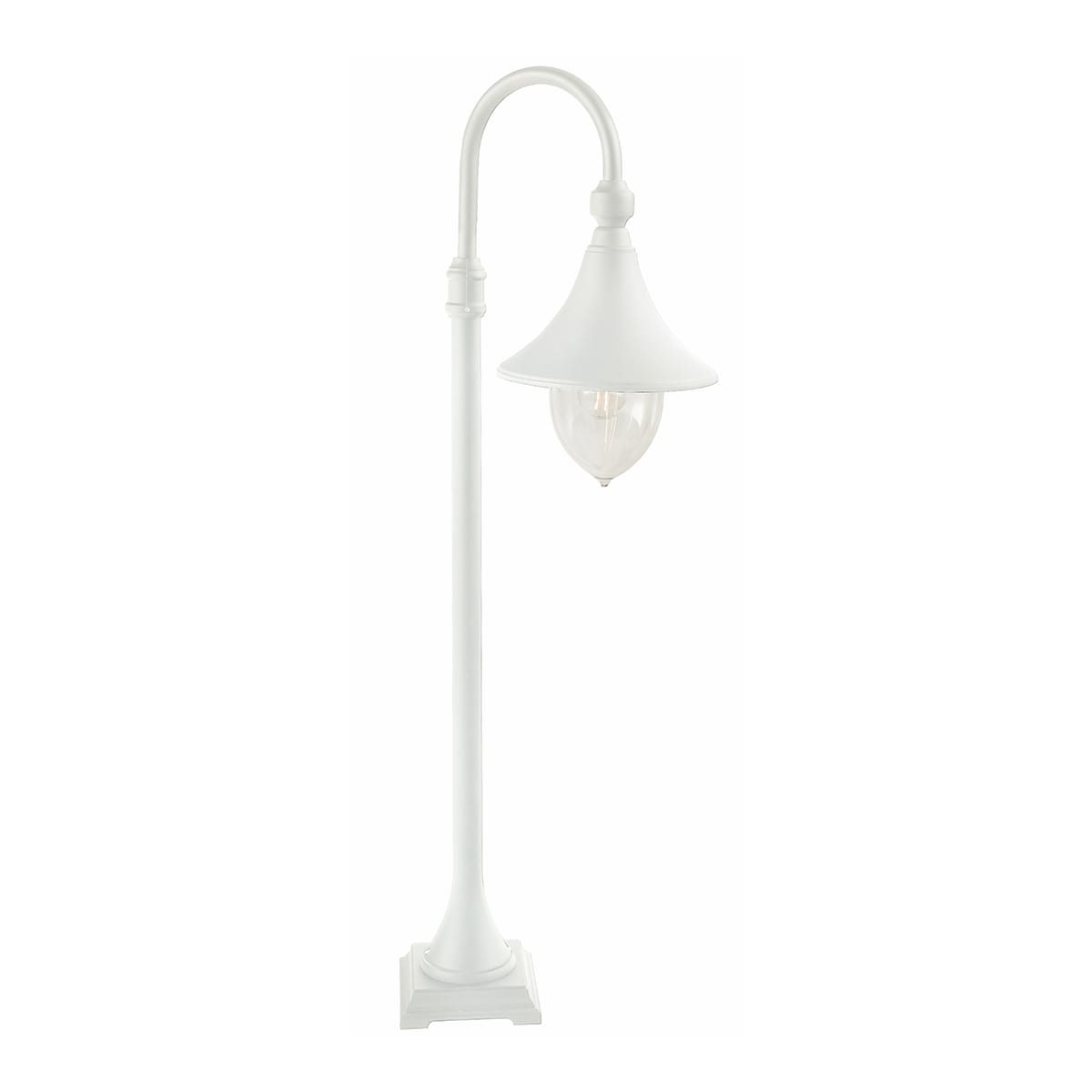 Norlys - FIRENZE POTELET blanc 57W halogène max./E27 IP54 cl II ver. claire poly. H1120mm