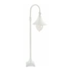 Norlys - FIRENZE POTELET blanc 57W halogène max./E27 IP54 cl II ver. claire poly. H1120mm