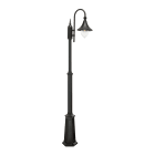 Norlys - FIRENZE MAT noir 57W halogène max./E27 IP54 classe II ver. claire polyc.