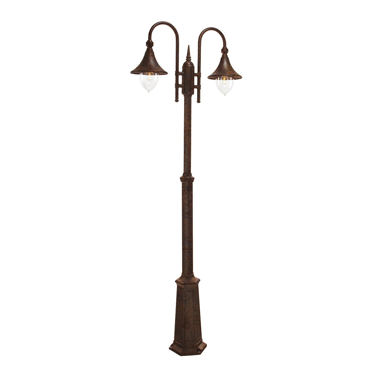 Norlys - FIRENZE MAT rouille 2x57W halogène max./E27 IP54 classe II ver. claire polyc.