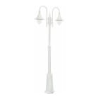 Norlys - FIRENZE MAT blanc 2x57W halogène max./E27 IP54 classe II ver. claire polyc.
