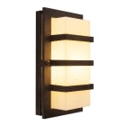 Norlys - BODEN patine rouille 46W halo max./E27 IP54 classe I verrerie opale polyc.