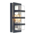 Norlys - BODEN noir 46W halogène max./E27 IP54 classe I verrerie claire polycarbonate