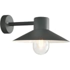 Norlys - LUND couleur noir 57W halogène max./E27 IP55 classe II verrerie claire polyc.