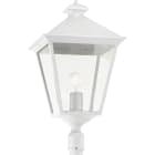 Norlys - LONDON BIG blanc 70W halo max./E27 IP54 cl II ver. claire pour mât 50mm