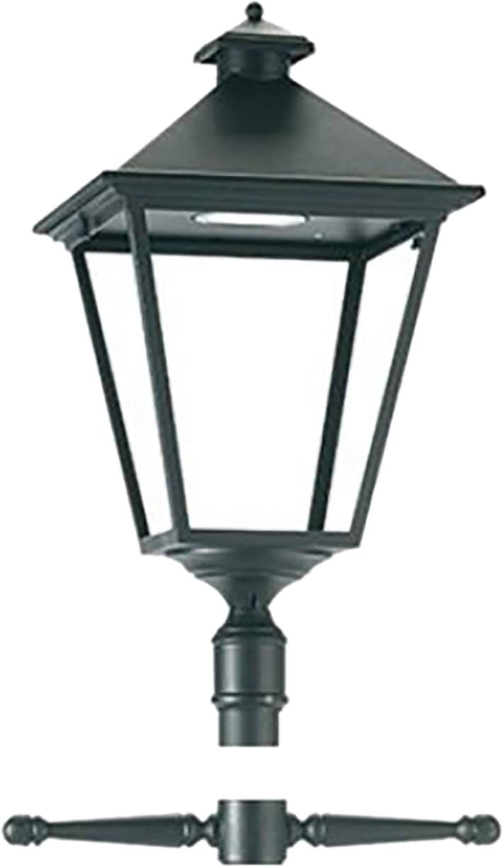 Norlys - LONDON BIG noir 17,5W LED flux 1392lm 3000K IP54 classe II pour mât 50mm