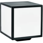 Norlys - LOFOTEN BORNE noir 57W halogène max./E27 IP44 classe II verrerie opale polyc.