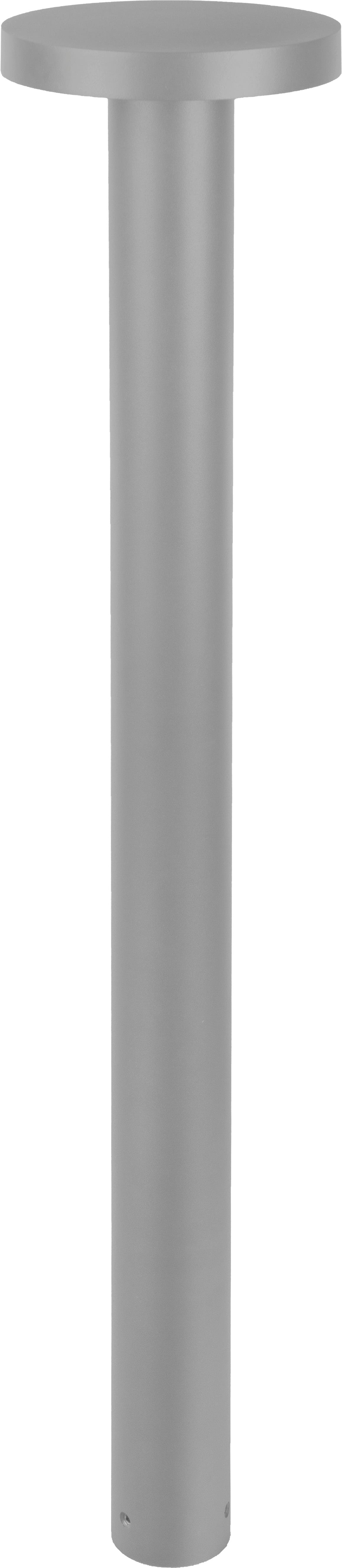 Norlys - BORG BORNE gris alu 16W LED dim. flux 1358lm 3000K IP65 cl I ver. polyc. H1050mm