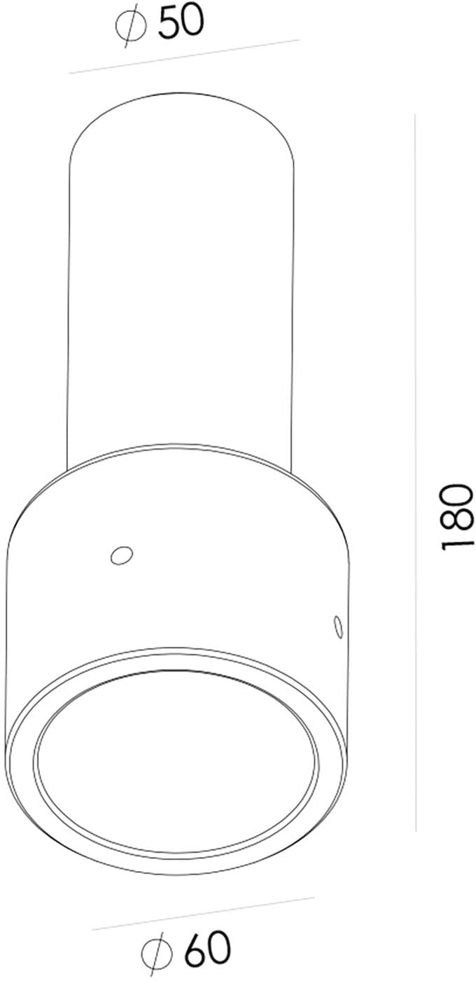Norlys - Adaptateur blanc pour la gamme classique pour une tête 50mm sur un mât 60mm