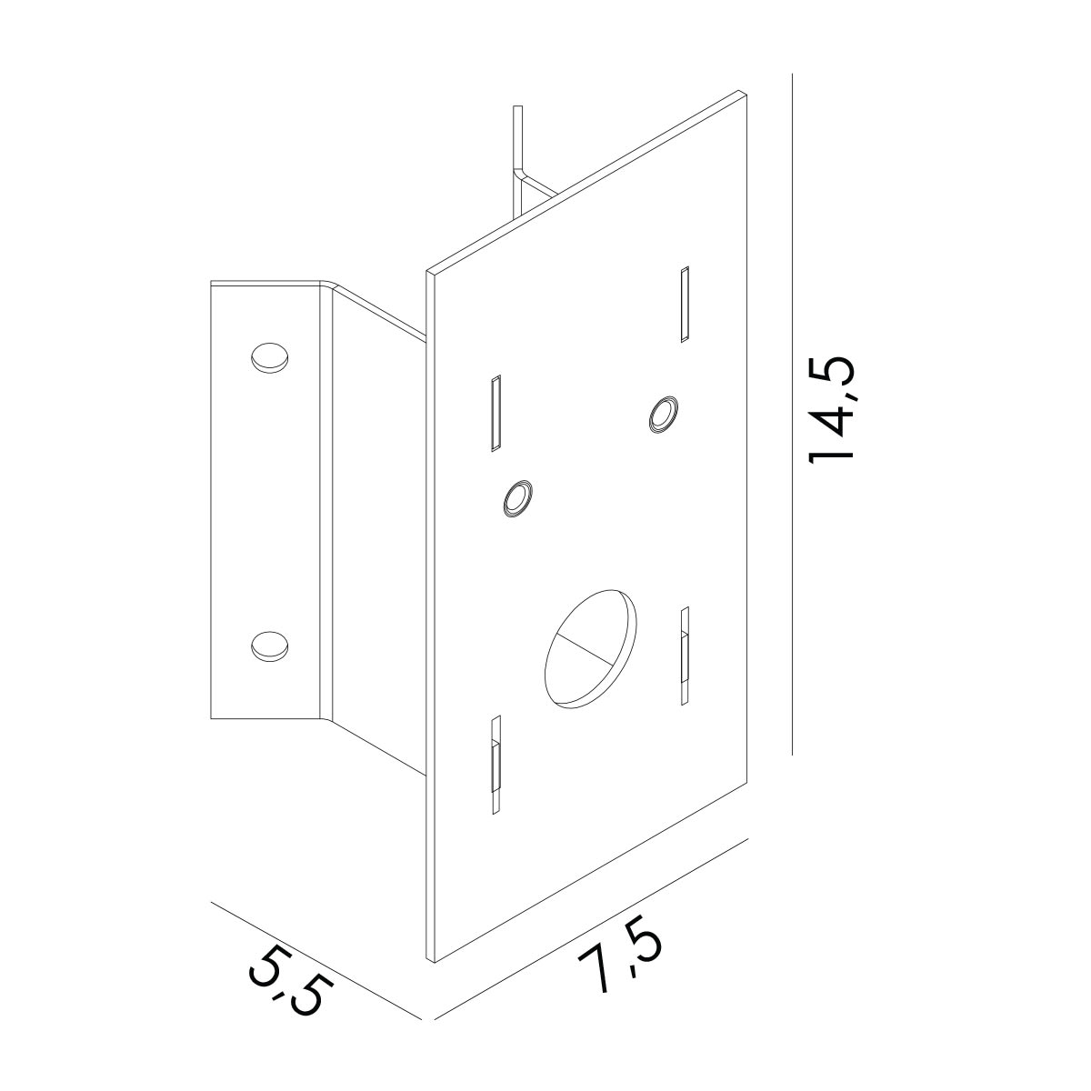 Norlys - PIECE D'ANGLE couleur noir - LOFOTEN Art. 1943