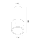 Norlys - Adaptateur noir pour la gamme classique pour une tête 50mm sur un mât 60mm
