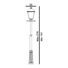 Norlys - LONDON BIG MAT blanc 17,5W LED module 1950lm 3000K IP54 classe II