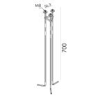 Norlys - KIT D'ANCRAGE pour béton - EGERSUND PARK