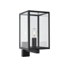 Norlys - LOFOTEN BRAS vers le haut noir 57W halo. max./E27 IP44 classe II verrerie claire