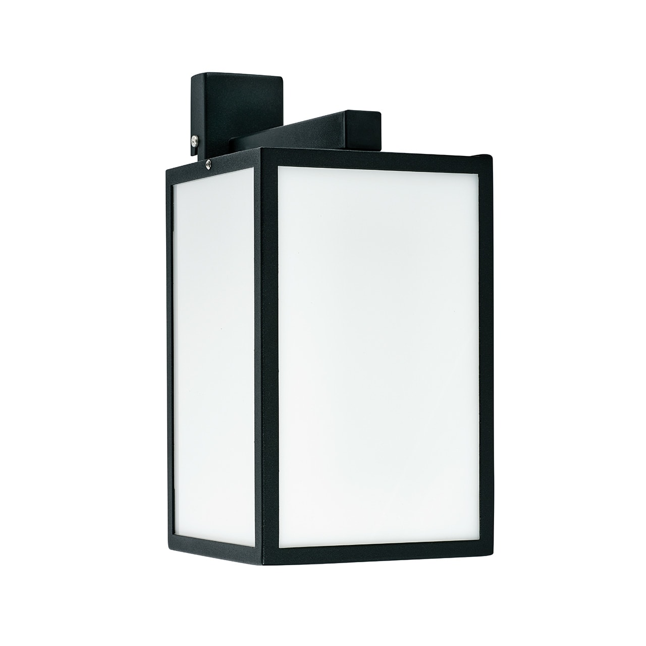 Norlys - LOFOTEN BRAS vers le bas noir 57W halo. max./E27 IP44 classe II verrerie opale