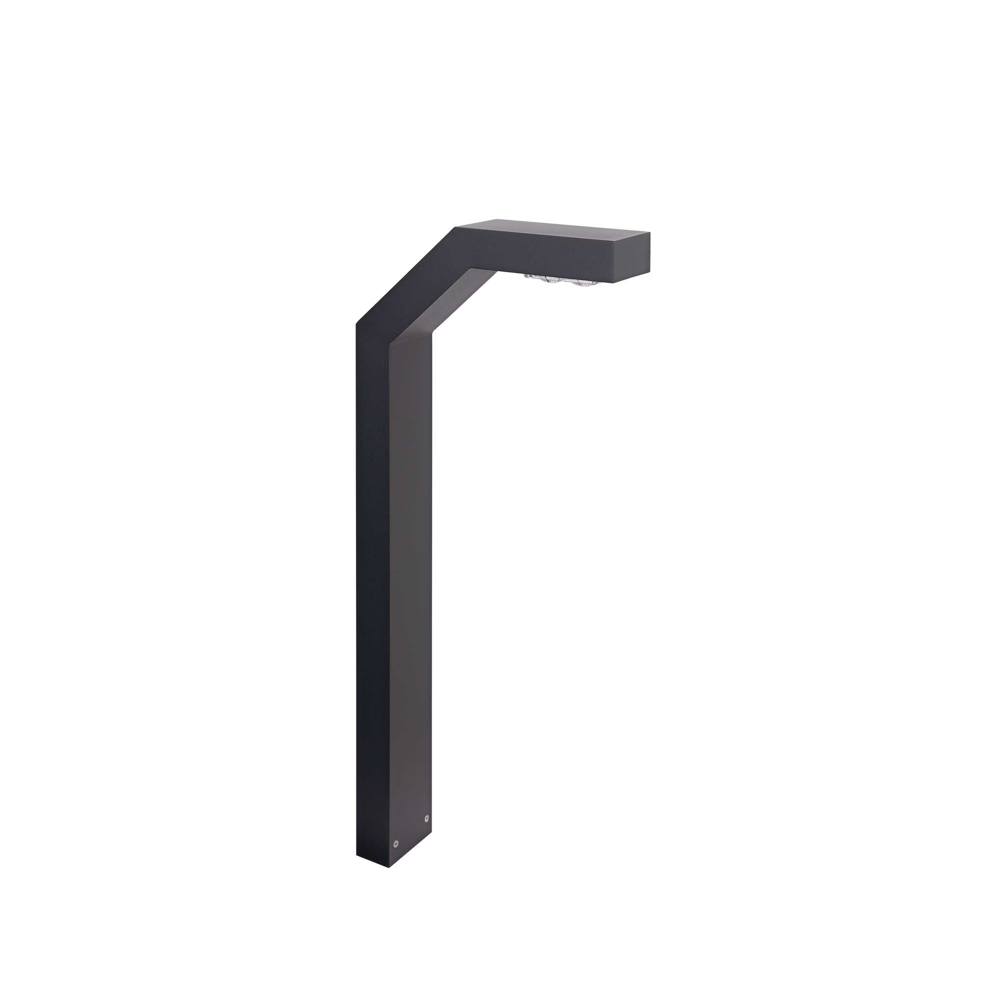 Norlys - TRYSIL 85cm graphite 7,3W LED dim flux 620lm 3000K IP65 cl1 clair H850mm IK10