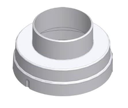 Daikin - Raccord de Ø 125 mm (buse de raccordement DucoBox) sur Ø 80 mm (conduit d?air).