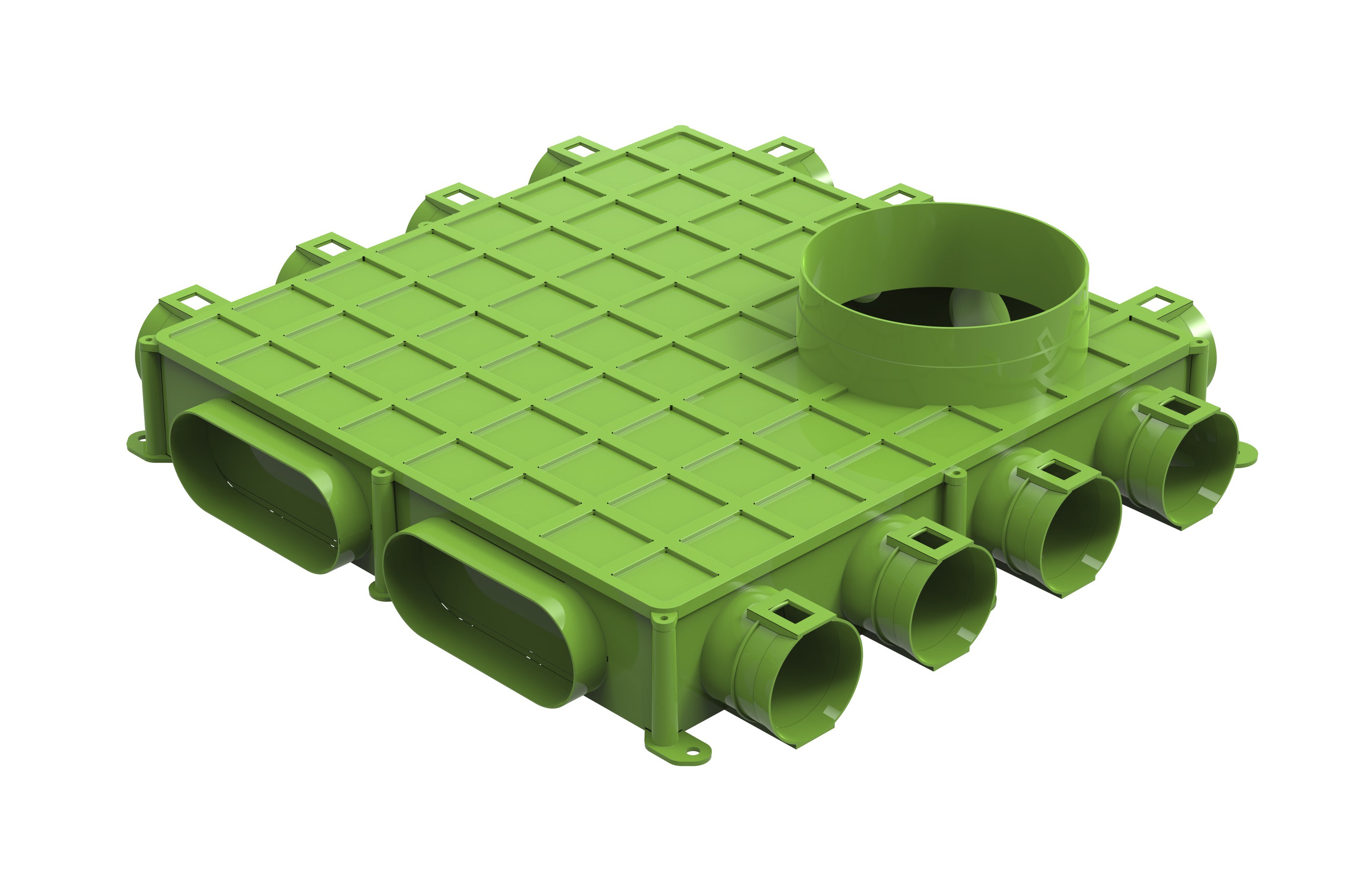 Daikin - DucoFlex Caisson de distribution conduits flexibles (sol) 12x63 D180