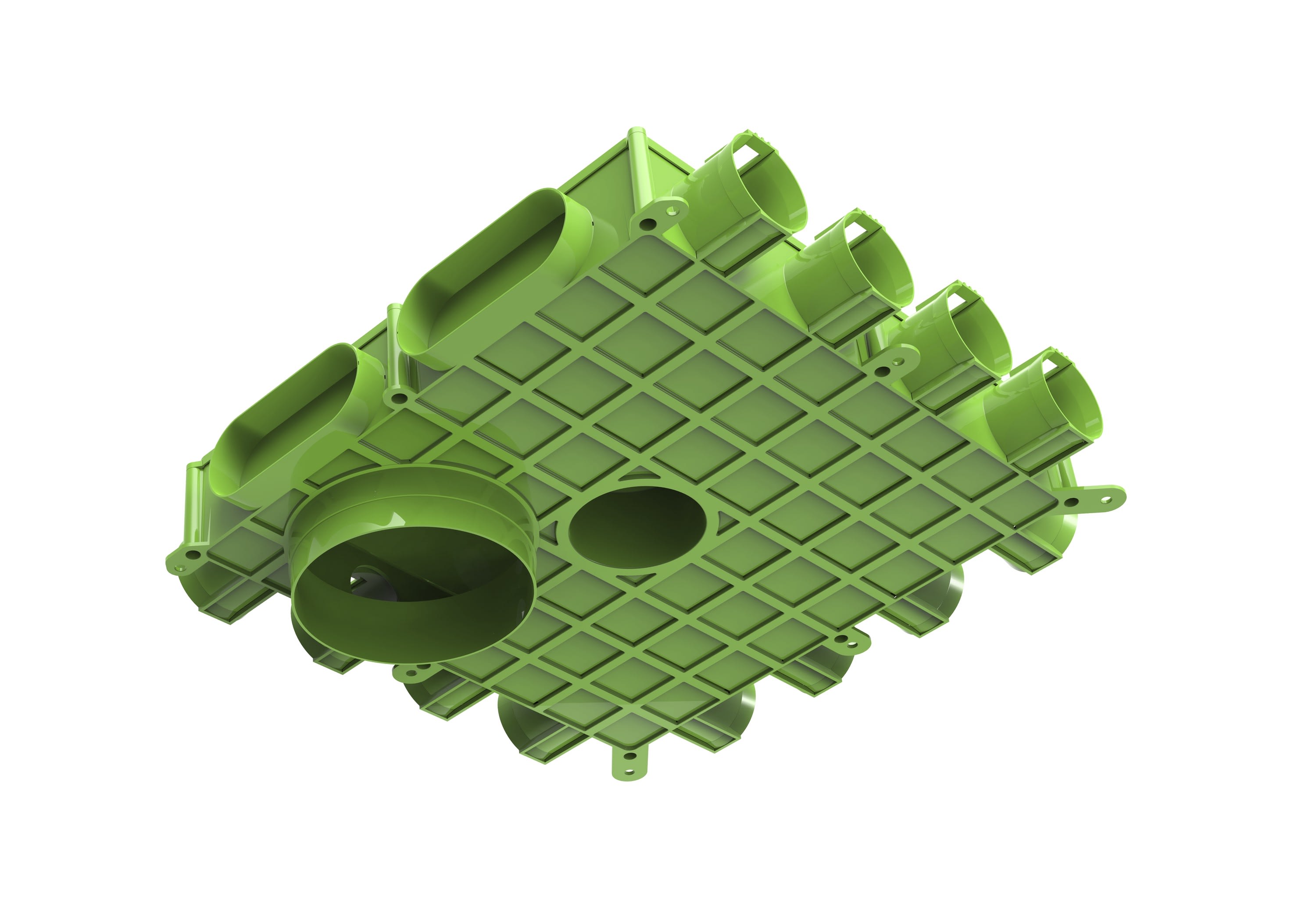 Daikin - DucoFlex Caisson de distribution conduits flexibles (plafond) 12x63 D180