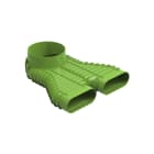 Daikin - DucoFlex Raccordement pour conduit ascendant D160 > 2x ovale