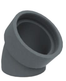 Daikin - DucoFlex Coude isolé 45° avec raccord D180
