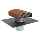 Daikin - DucoFlex Sortie de toiture Compact D160 - Terracotta