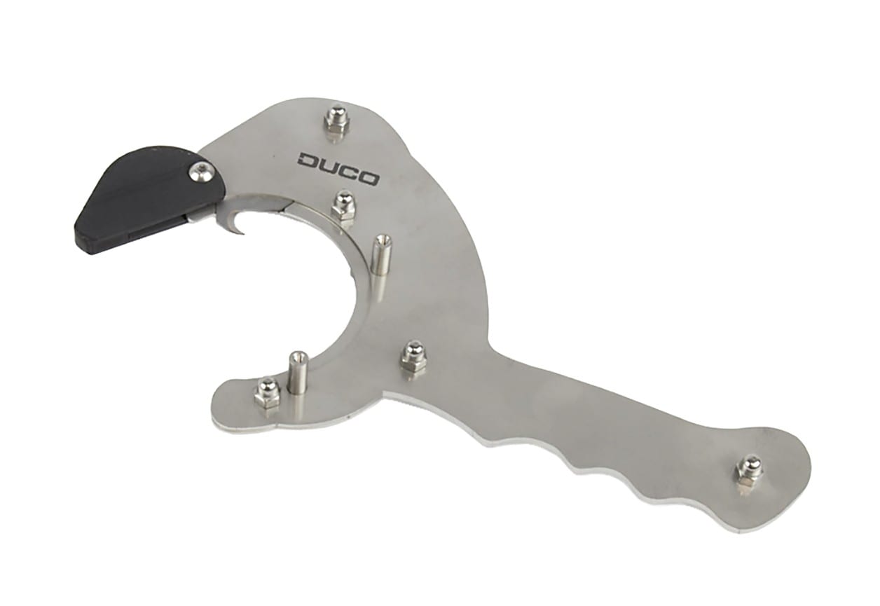 Daikin - DucoFlex Coupe-conduit D90 coupe proprement les tuyaux en ligne droite