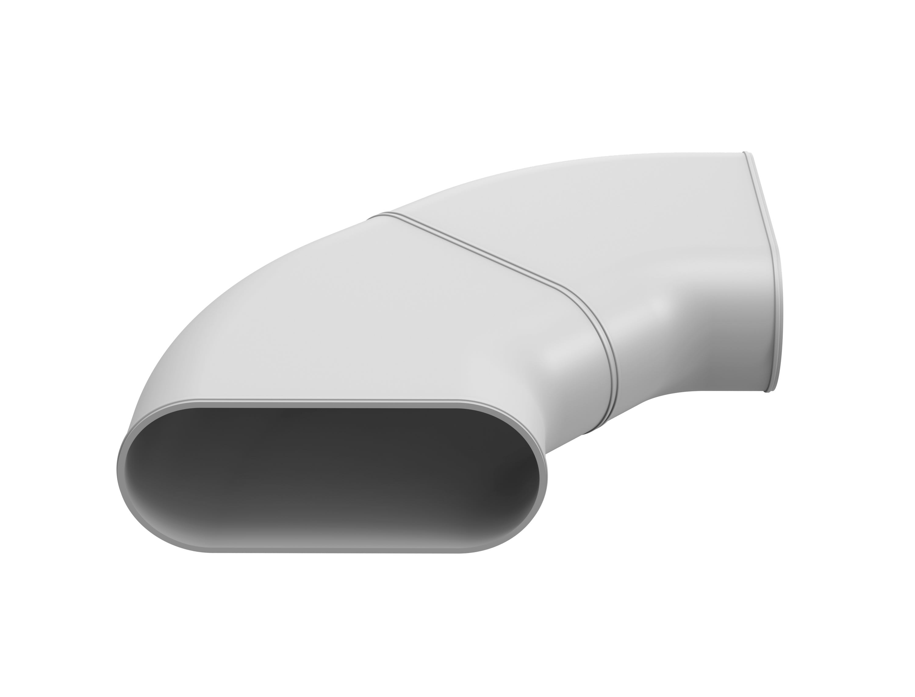 Daikin - DucoFlex Coude 90°/45° horizontal conduit ovale rigide