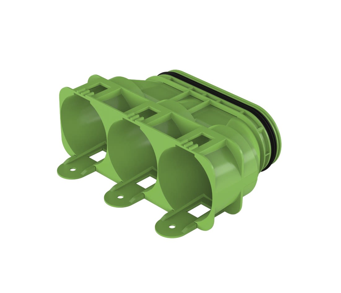 Daikin - DucoFlex Adaptateur 3x63 conduit ovale permet de raccorder 3x DucoFlex