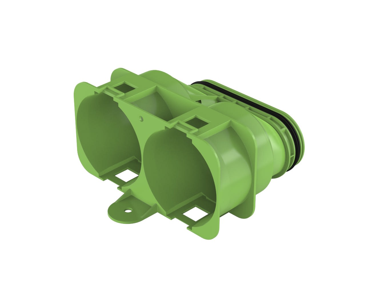 Daikin - DucoFlex Adaptateur 2x75 conduit ovale permet de raccorder 2x DucoFlex D75