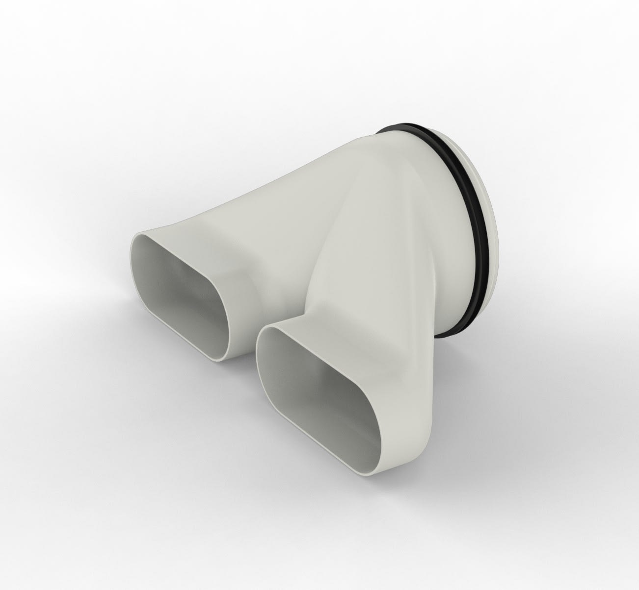 Daikin - DucoFlex Raccordement horizontale 2x ovale D160