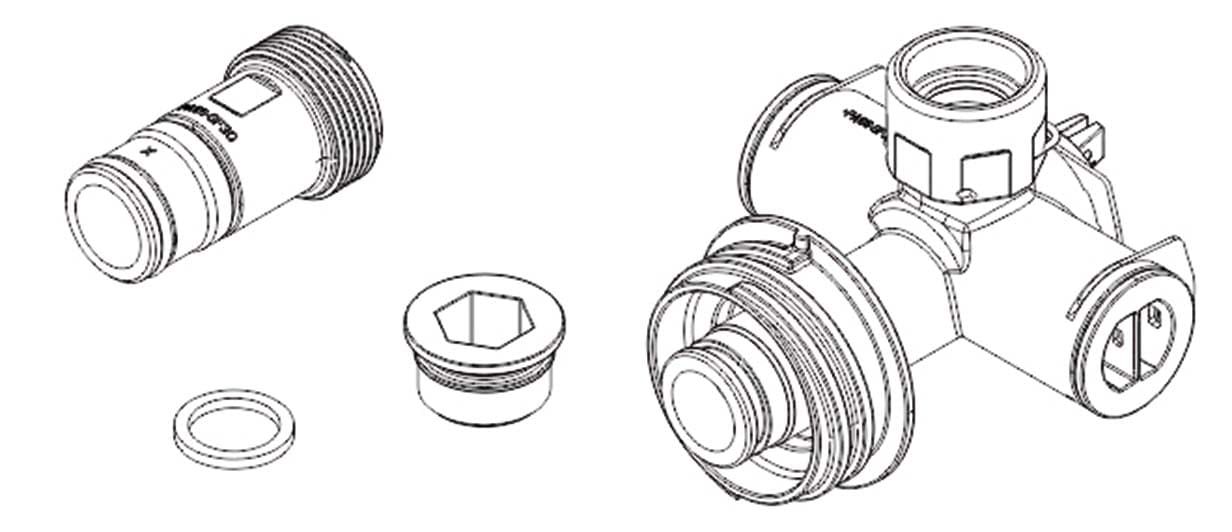 Daikin - Conduite accessoire de raccordement Scs/Hyc